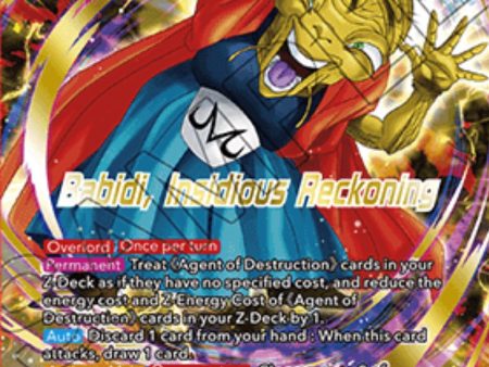 Babidi    Babidi, Insidious Reckoning (Gold-Stamped) (P-476) [Tournament Promotion Cards] For Cheap