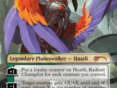 Huatli, Radiant Champion (Rainbow Foil) [Secret Lair Drop Series] Sale