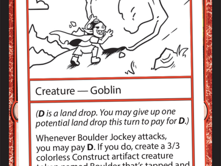 Boulder Jockey [Mystery Booster 2 Playtest Cards] on Sale