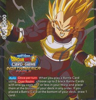 Vegeta, Time Regulator (Championship Final 2019) (Finalist) (P-142) [Tournament Promotion Cards] Hot on Sale