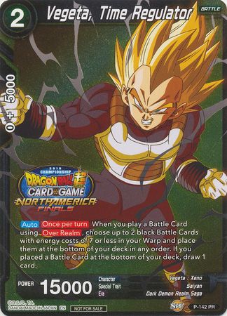 Vegeta, Time Regulator (Championship Final 2019) (Finalist) (P-142) [Tournament Promotion Cards] Hot on Sale