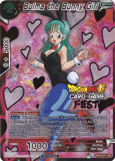 Bulma the Bunny Girl (Card Game Fest 2022) (BT10-011) [Tournament Promotion Cards] For Cheap