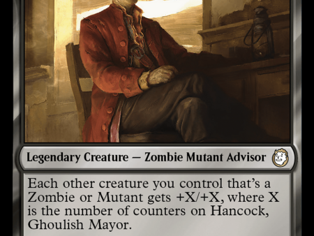 Hancock, Ghoulish Mayor (Surge Foil) [Fallout] Sale