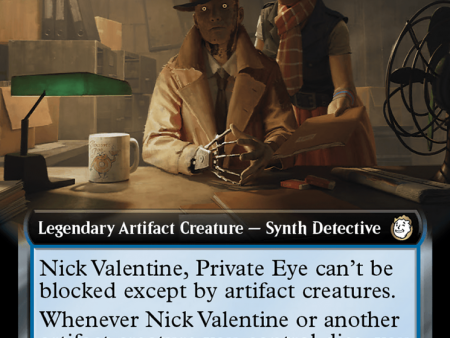 Nick Valentine, Private Eye (Extended Art) (Surge Foil) [Fallout] Supply