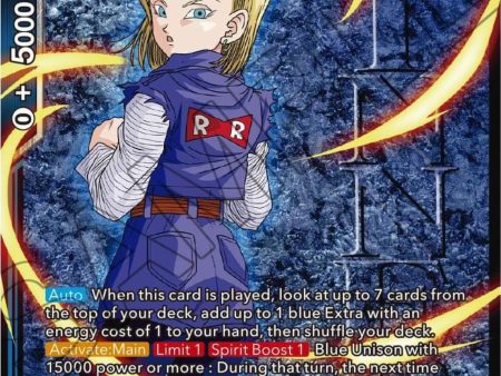 Android 18, Rebellious Fighter (Winner-Stamped) (Zenkai Series Tournament Pack Vol.5) (P-524) [Tournament Promotion Cards] For Discount