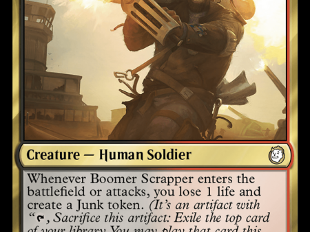 Boomer Scrapper (Surge Foil) [Fallout] For Sale