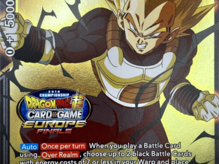 Vegeta, Time Regulator (Championship Final 2019) [Europe] (P-142) [Tournament Promotion Cards] Sale