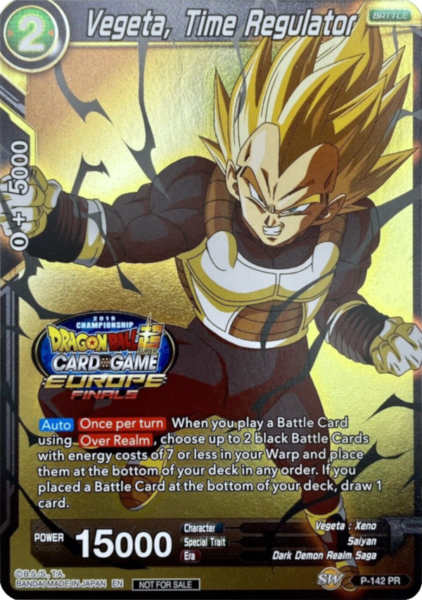 Vegeta, Time Regulator (Championship Final 2019) [Europe] (P-142) [Tournament Promotion Cards] Sale