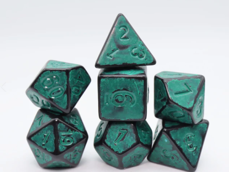 Timeworn Green RPG Dice Set Online Hot Sale