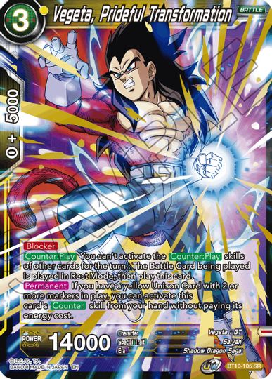 Vegeta, Prideful Transformation (Event Pack 08) (BT10-105) [Tournament Promotion Cards] Online Hot Sale