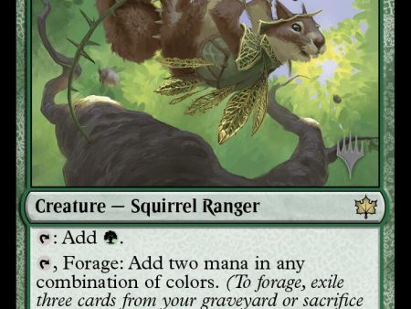 Thornvault Forager (Promo Pack) [Bloomburrow Promos] Online Sale