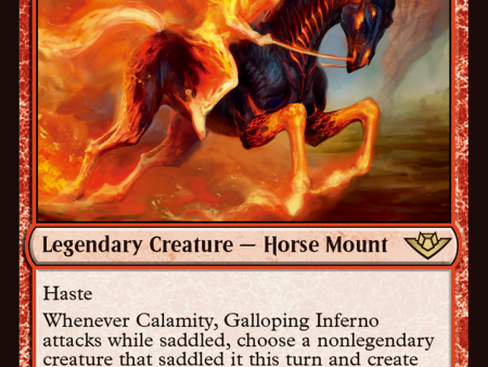 Calamity, Galloping Inferno [Outlaws of Thunder Junction] Sale