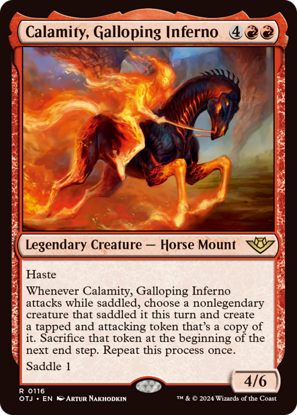 Calamity, Galloping Inferno [Outlaws of Thunder Junction] Sale