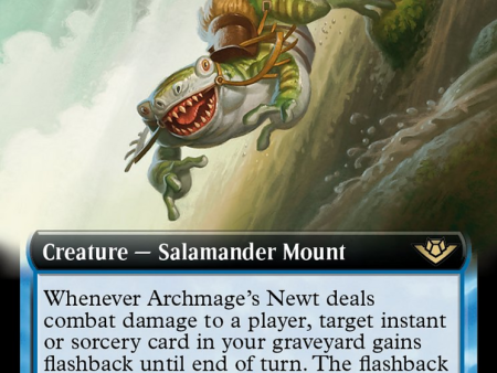 Archmage s Newt (Extended Art) [Outlaws of Thunder Junction] Hot on Sale