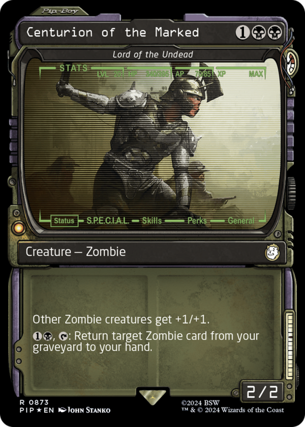 Centurion of the Marked - Lord of the Undead (Showcase) (Surge Foil) [Fallout] Discount