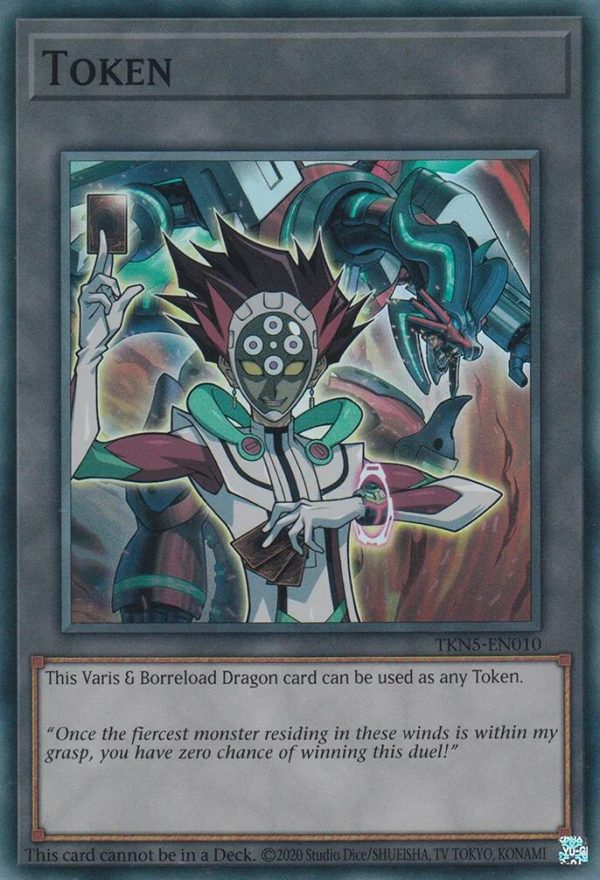 Token: Varis and Borreload Dragon [TKN5-EN010] Super Rare For Discount