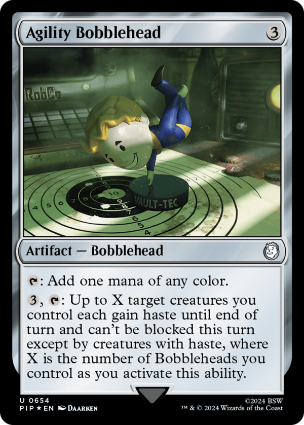 Agility Bobblehead (Surge Foil) [Fallout] Online now