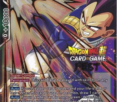 Vegeta, the Lone Prince (Card Game Fest 2022) (BT10-068) [Tournament Promotion Cards] Online now