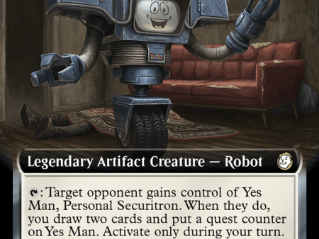 Yes Man, Personal Securitron (Extended Art) (Surge Foil) [Fallout] Sale