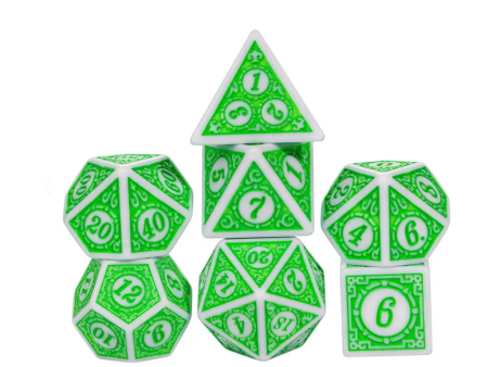 Motif: Leafy RPG Dice Set Fashion