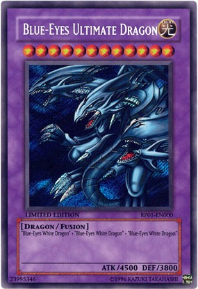 Blue-Eyes Ultimate Dragon [RP01-EN000] Secret Rare Supply