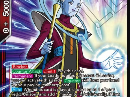 Whis, Toying With a God of Destruction (Zenkai Series Tournament Pack Vol.7) (P-574) [Tournament Promotion Cards] Online Hot Sale