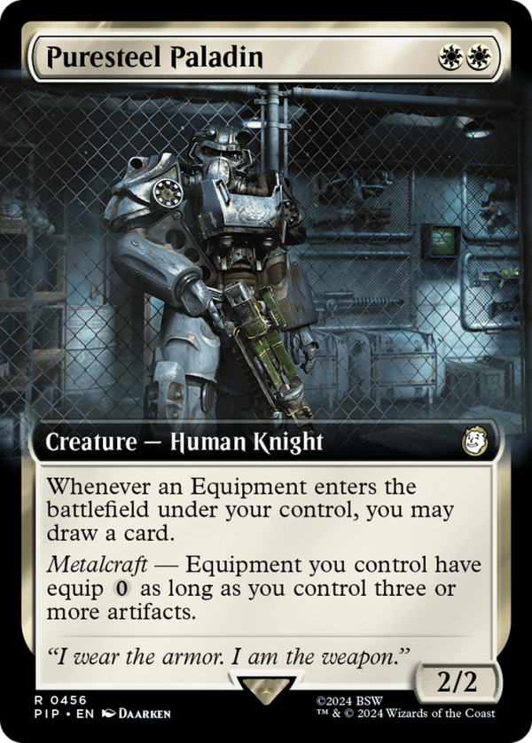 Puresteel Paladin (Extended Art) [Fallout] Sale