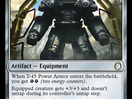 T-45 Power Armor (Surge Foil) [Fallout] on Sale