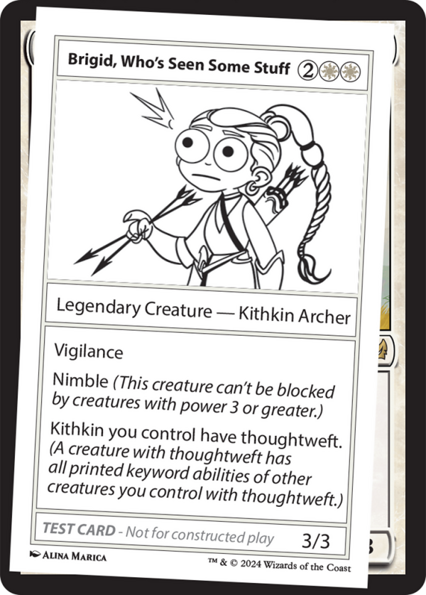 Brigid, Who s Seen Some Stuff [Mystery Booster 2 Playtest Cards] For Cheap