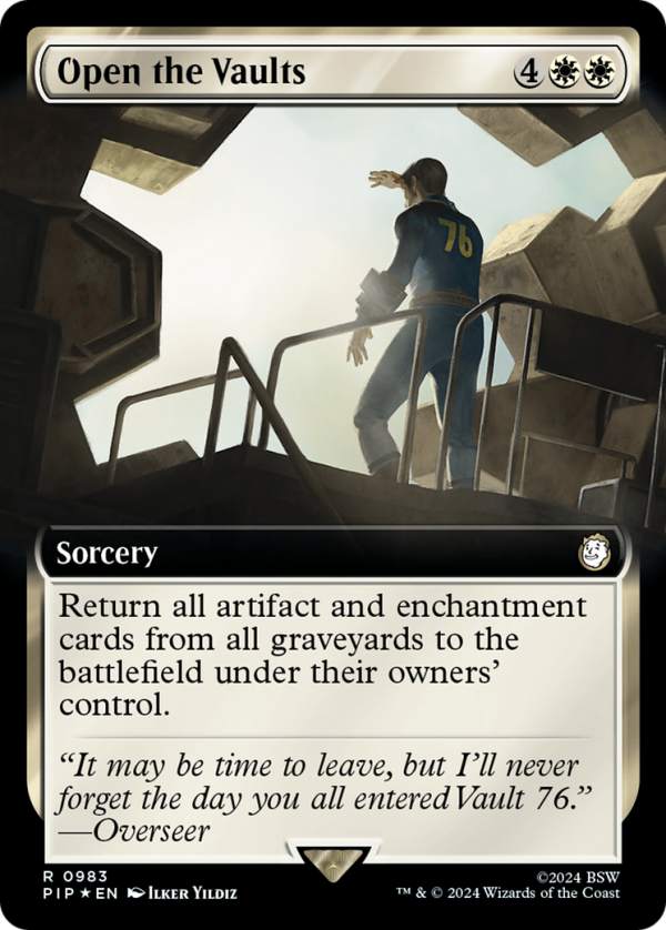 Open the Vaults (Extended Art) (Surge Foil) [Fallout] For Discount