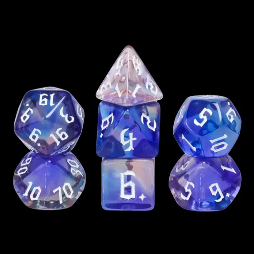 Glimmer Night RPG Dice Set For Sale