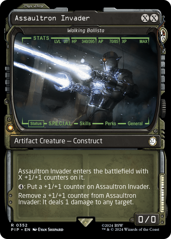 Assaultron Invader - Walking Ballista (Showcase) [Fallout] Hot on Sale