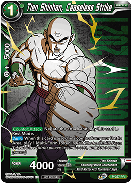 Tien Shinhan, Ceaseless Strike (P-357) [Tournament Promotion Cards] For Sale