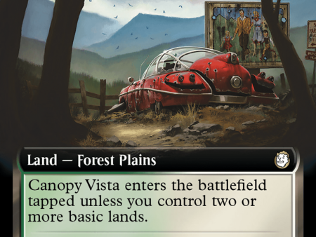 Canopy Vista (Extended Art) (Surge Foil) [Fallout] For Cheap