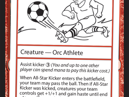 All-Star Kicker [Mystery Booster 2 Playtest Cards] Hot on Sale