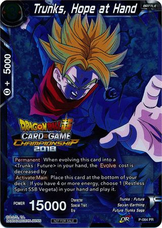 Trunks, Hope at Hand (P-064) [Tournament Promotion Cards] on Sale