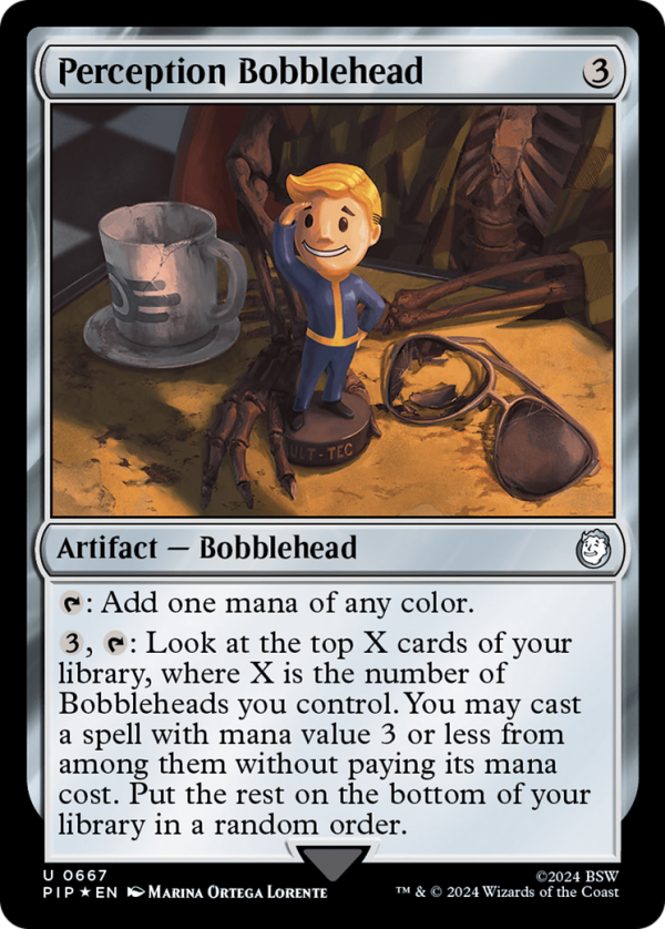 Perception Bobblehead (Surge Foil) [Fallout] For Discount