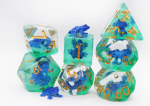 Dark Blue Frog RPG Dice Set Online Sale