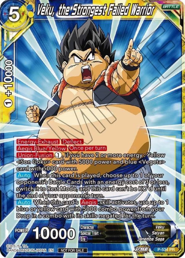 Veku, the Strongest Failed Warrior (Zenkai Series Tournament Pack Vol.5) (P-534) [Tournament Promotion Cards] Online