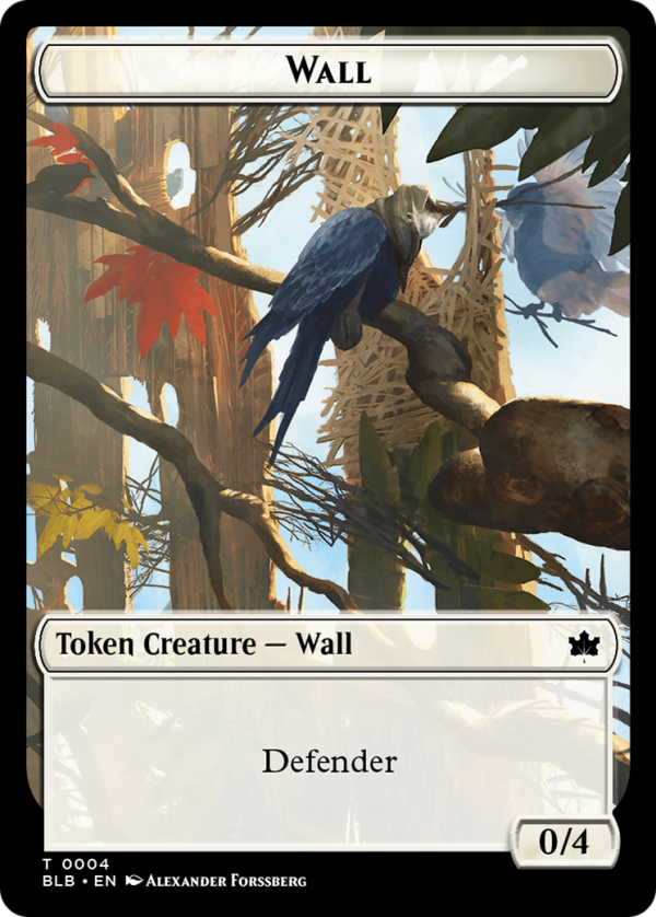 Wall    Intrepid Rabbit Double-Sided Token [Bloomburrow Tokens] on Sale