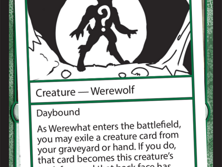 Werewhat [Mystery Booster 2 Playtest Cards] Fashion