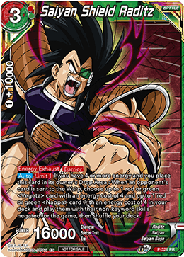 Saiyan Shield Raditz (Winner Stamped) (P-326) [Tournament Promotion Cards] Cheap