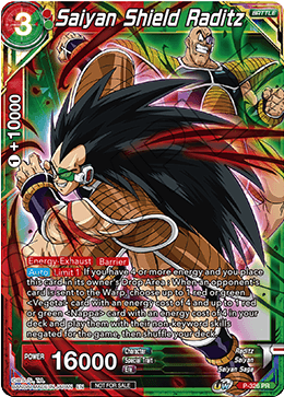 Saiyan Shield Raditz (P-326) [Tournament Promotion Cards] on Sale