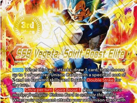 Vegeta    SSB Vegeta, Spirit Boost Elite (2021 Championship 3rd Place) (SD15-01) [Tournament Promotion Cards] Online Hot Sale