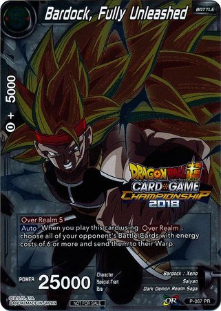 Bardock, Fully Unleashed (P-067) [Tournament Promotion Cards] Online