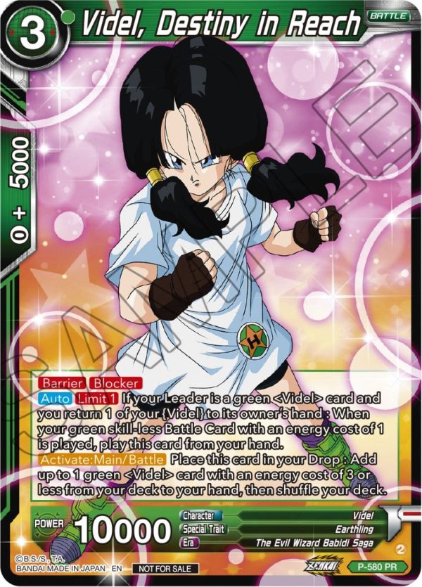 Videl, Destiny in Reach (Zenkai Series Tournament Pack Vol.7) (P-580) [Tournament Promotion Cards] Discount