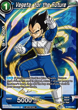 Vegeta, for the Future (Tournament Pack Vol. 8) (P-385) [Tournament Promotion Cards] For Sale