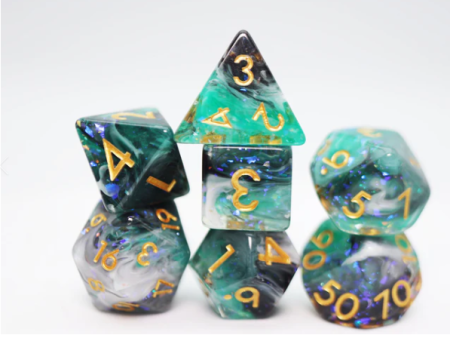 Forest Fog RPG Dice Set Sale