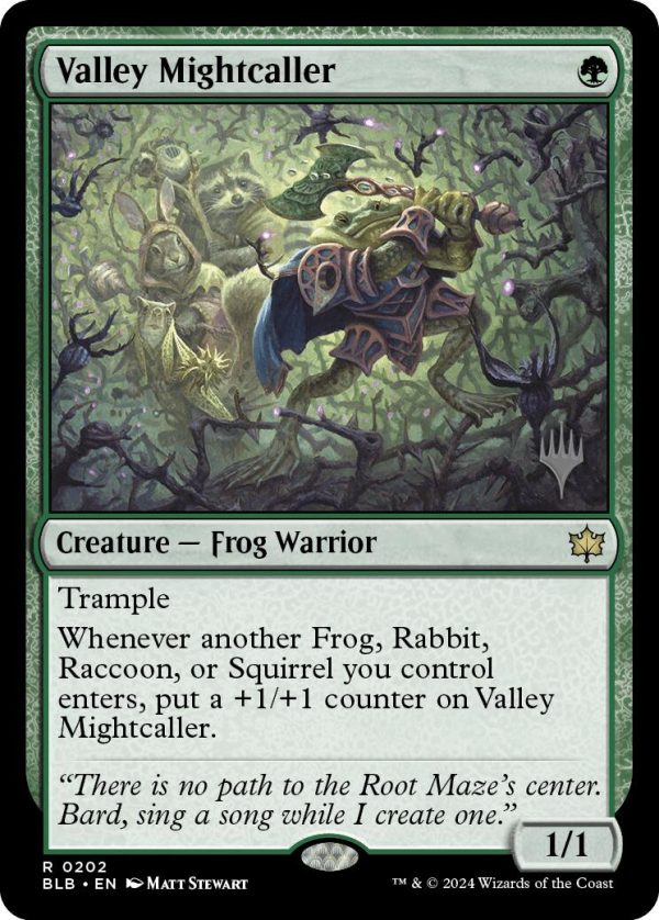 Valley Mightcaller (Promo Pack) [Bloomburrow Promos] Fashion