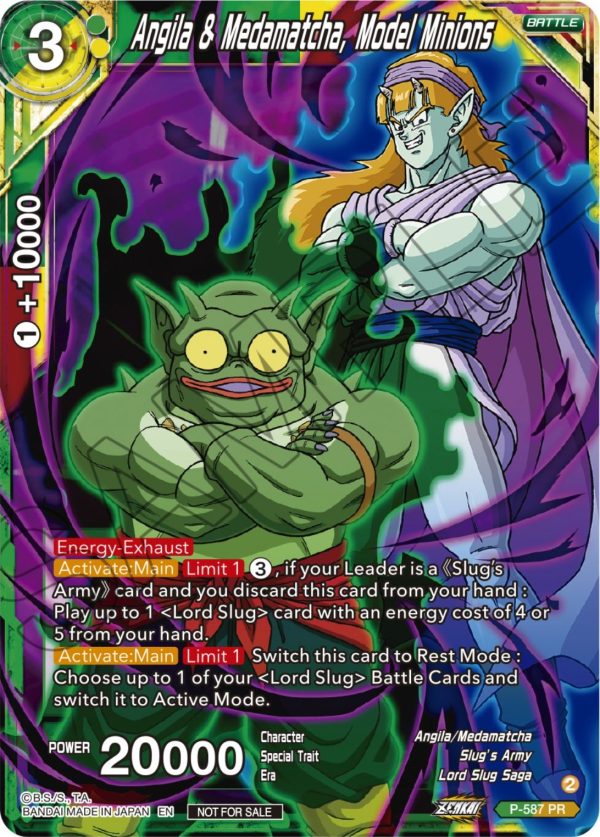 Angila & Medamatcha, Model Minions (Zenkai Series Tournament Pack Vol.7) (P-587) [Tournament Promotion Cards] Online Hot Sale